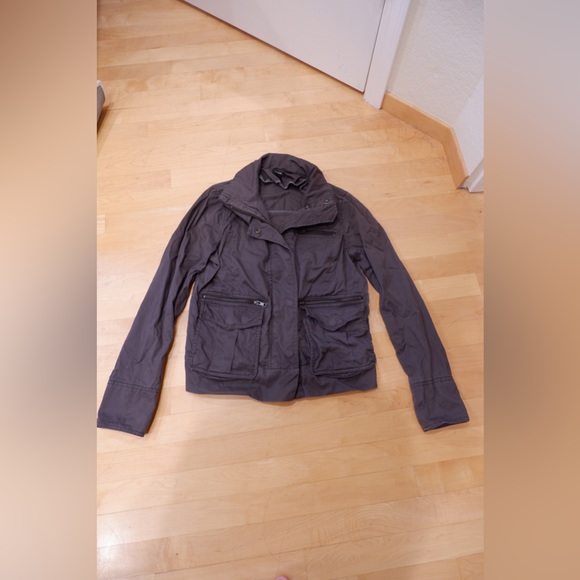 J. Crew Grey Utility Jacket - Picture 1 of 12